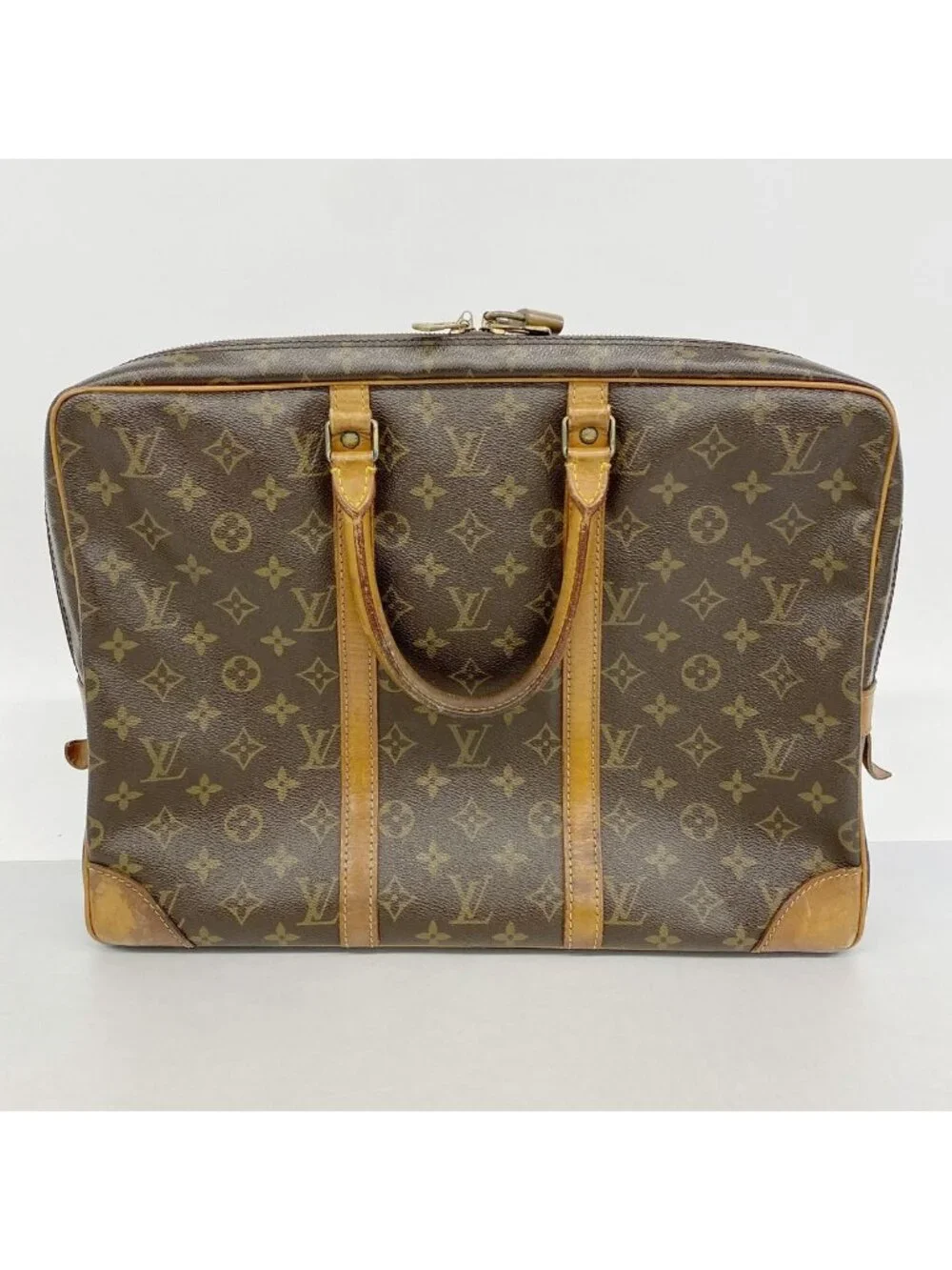 Louis Vuitton Business Bag Monogram Porte Documents Voyage Brown